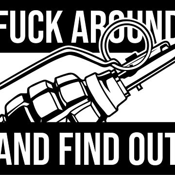 Vorschaubild zum Design FAFO Fuck Around and Find Out Granatschwarz von Z0nked