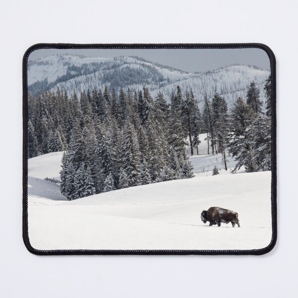 Item preview, Bison in Snow designed and sold by YunekOriginals.