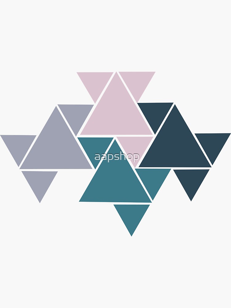 "Origami abstract number 7c" Sticker for Sale by aapshop | Redbubble