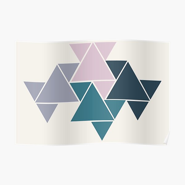 "Origami abstract number 7c" Poster for Sale by aapshop | Redbubble