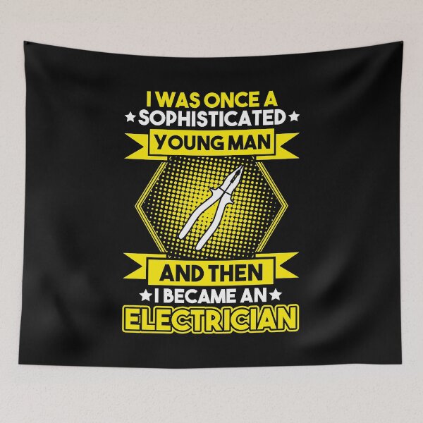 Item preview, Electrician Lineman Wireman Electronics Technician designed and sold by Krautshirts.