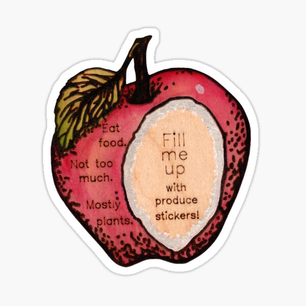 Eat Real Fruit Trophy Sticker