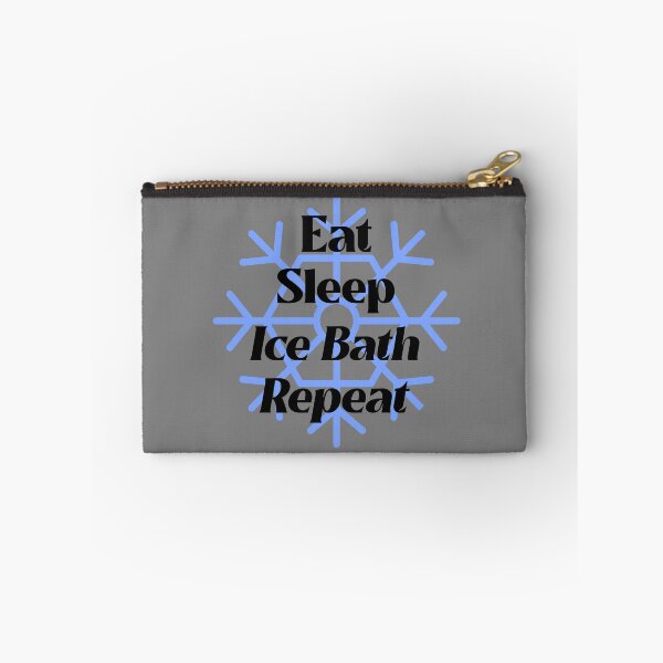 Item preview, Eat Sleep Ice Bath Repeat - Blue - Wild Swimming Tees designed and sold by WildSwimming.