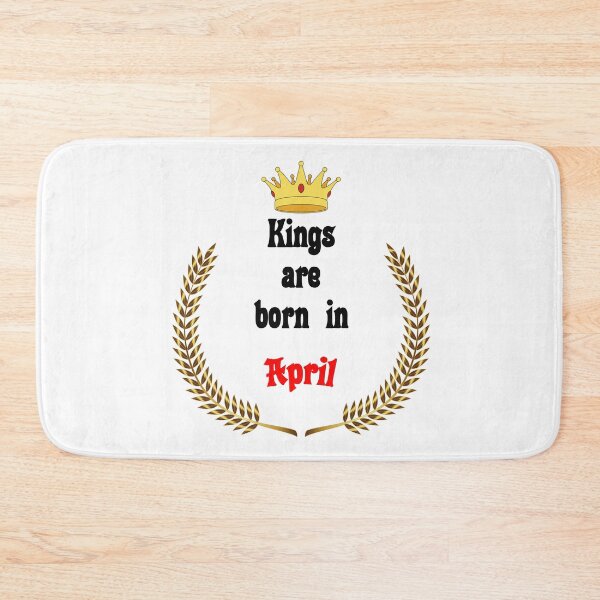 Item preview, Kings are born in April. Funny Quotes. Funny Gift designed and sold by D/Art ⭐⭐⭐⭐⭐.