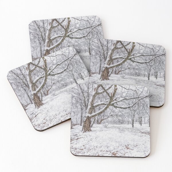 Item preview, Snow Storm At The Park Painterly designed and sold by mljdwhite.