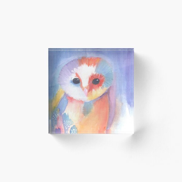 Owl Acrylic Block