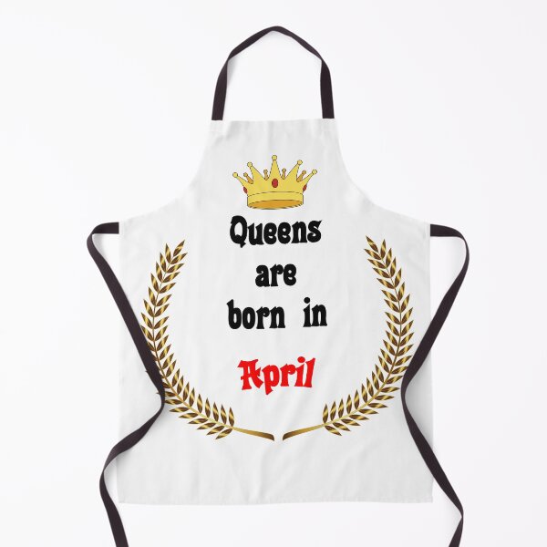 Item preview, Queens are born in April. Funny Quotes. Funny Gift designed and sold by D/Art ⭐⭐⭐⭐⭐.
