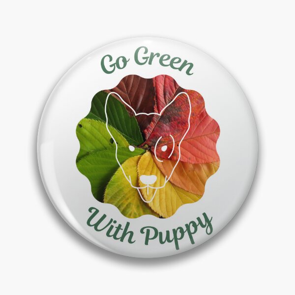 Item preview, Go Green With Puppy designed and sold by kucingmaikan.