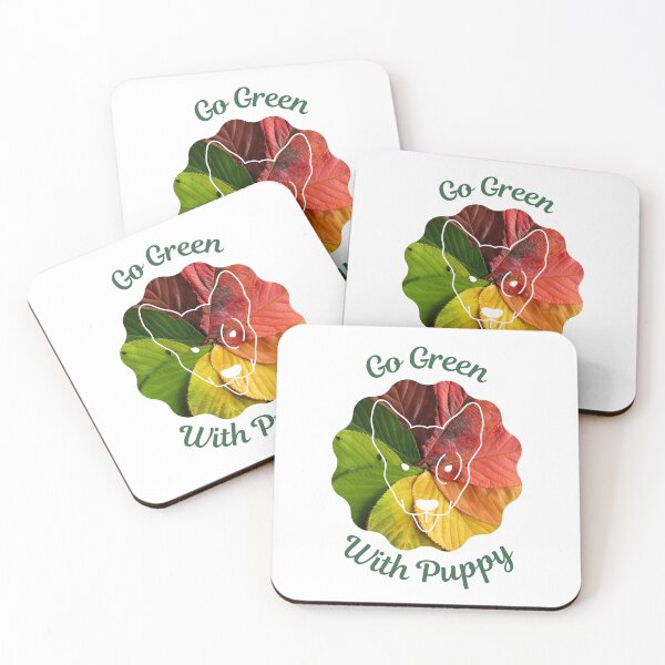 Item preview, Go Green With Puppy designed and sold by kucingmaikan.