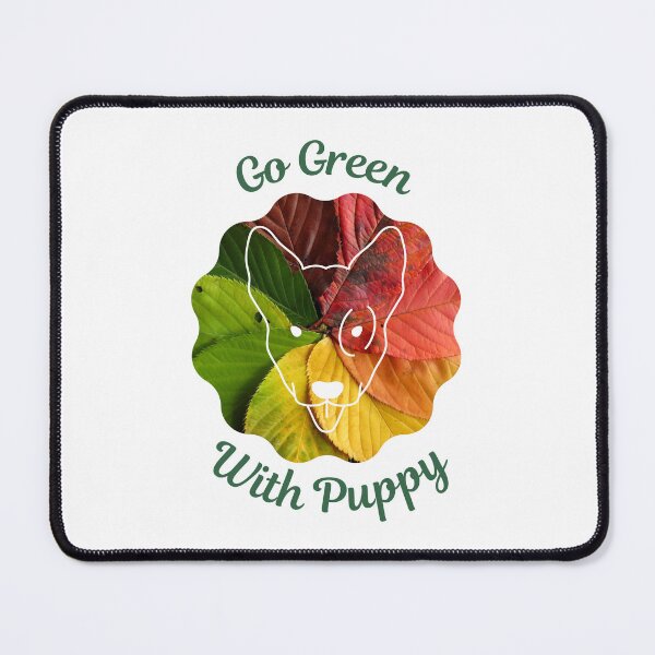 Item preview, Go Green With Puppy designed and sold by kucingmaikan.