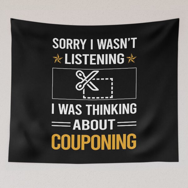 Item preview, Funny Listening Couponing Coupon Couponer designed and sold by jiggleterrified.