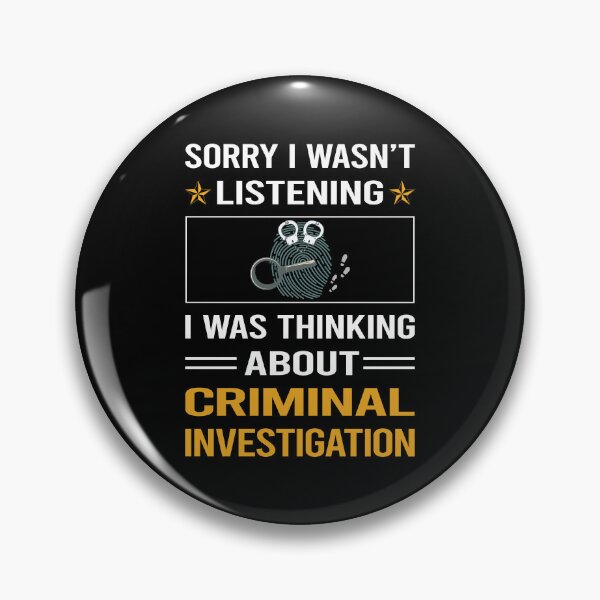 Item preview, Funny Listening Criminal Investigation Criminology designed and sold by jiggleterrified.