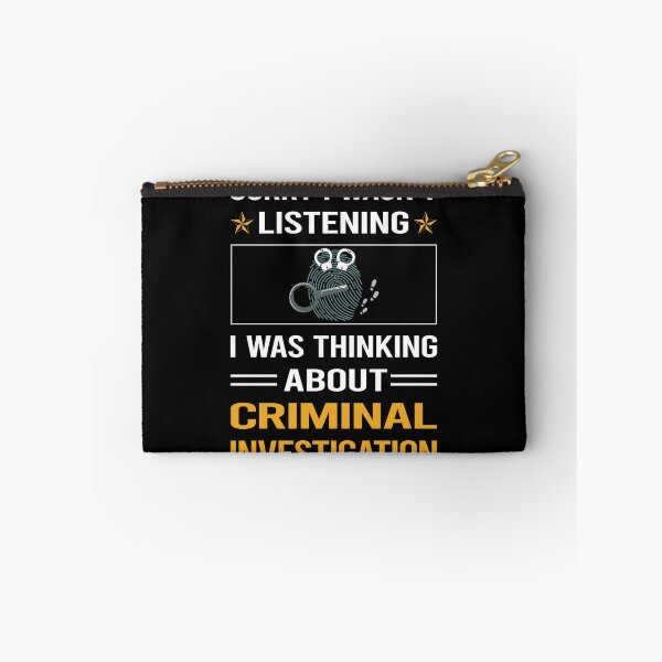 Item preview, Funny Listening Criminal Investigation Criminology designed and sold by jiggleterrified.