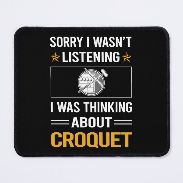 Item preview, Funny Listening Croquet designed and sold by jiggleterrified.