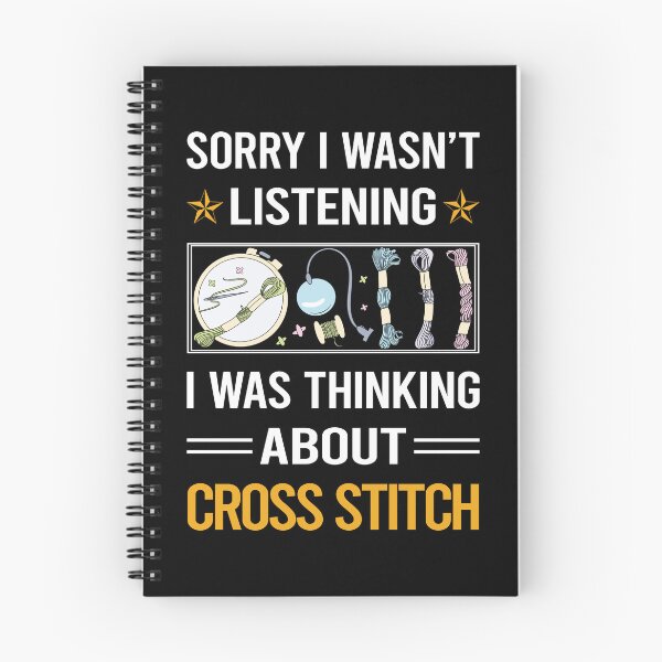 Item preview, Funny Listening Cross Stitch Stitching designed and sold by jiggleterrified.
