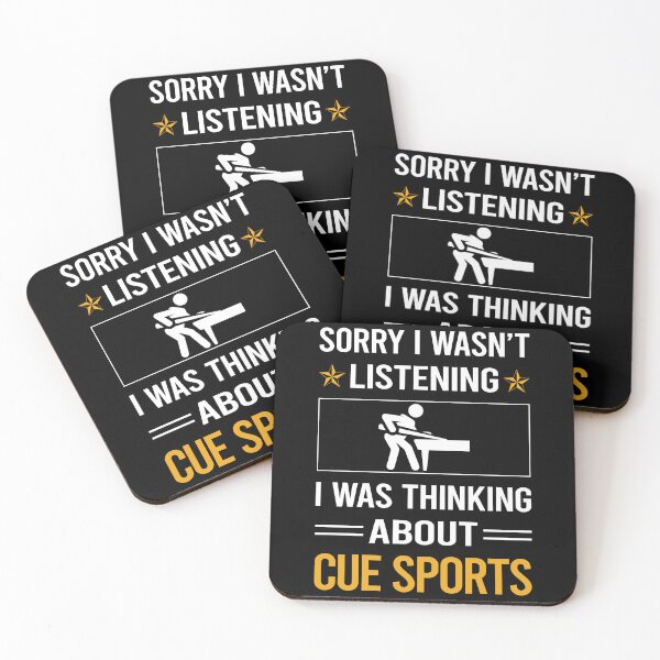 Item preview, Funny Listening Cue Sports designed and sold by jiggleterrified.