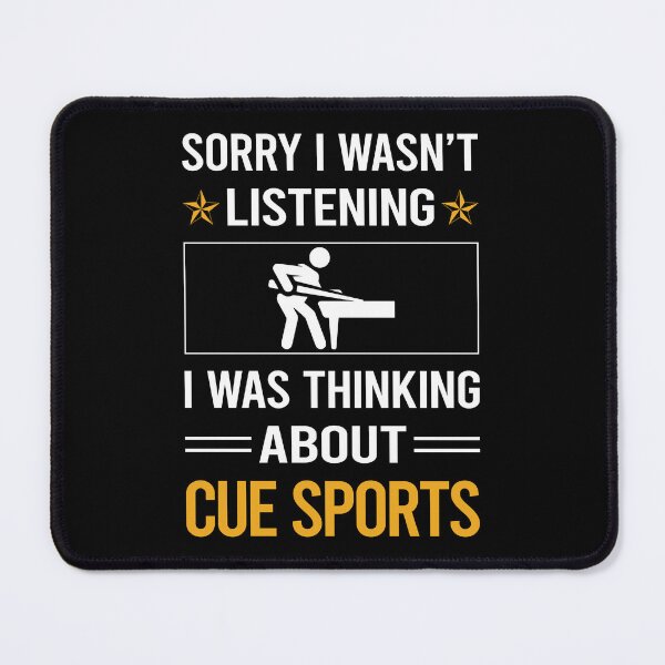 Item preview, Funny Listening Cue Sports designed and sold by jiggleterrified.