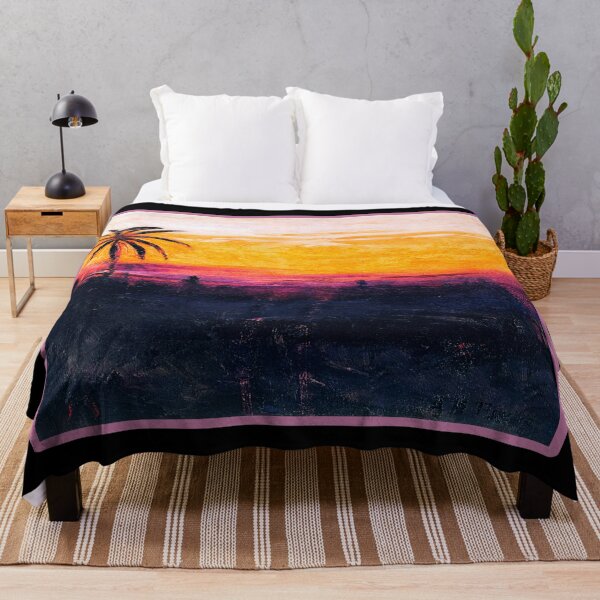 Item preview, Tropical Sunset Beach Scene Art designed and sold by KathteeDesign.