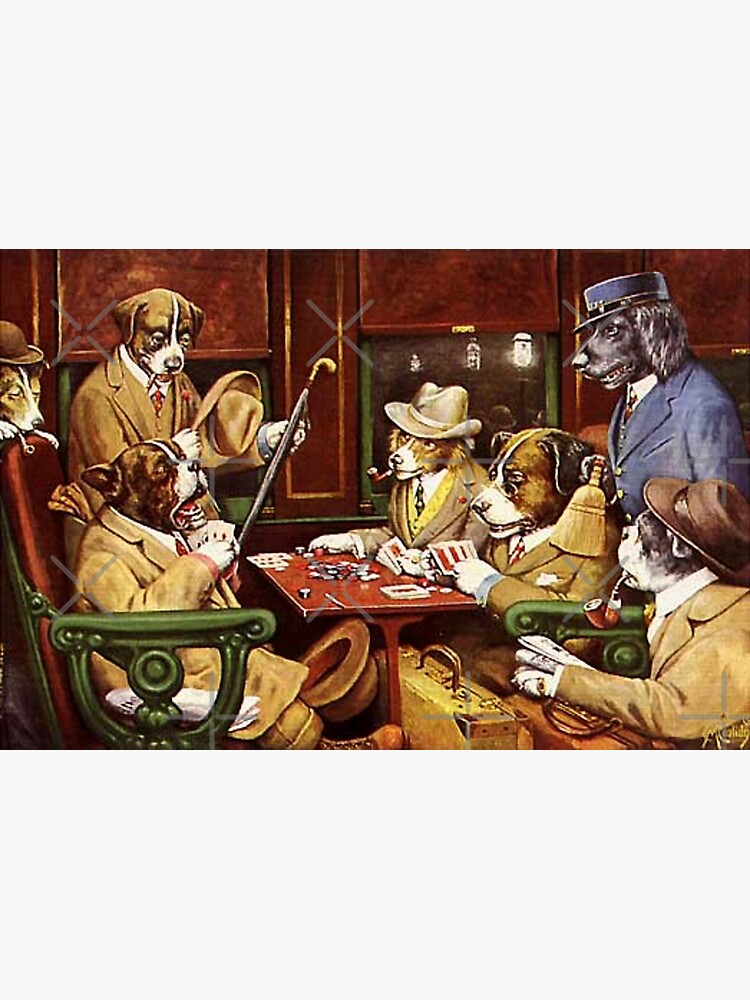 Thumbnail 7 of 7, Framed Art Print, Cassius Marcellus Coolidge - His station and four aces designed and sold by PeacefulRiver.
