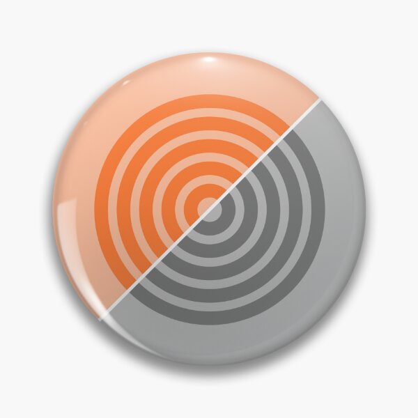 Item preview, Tangerine gray circles designed and sold by Ninaeva.