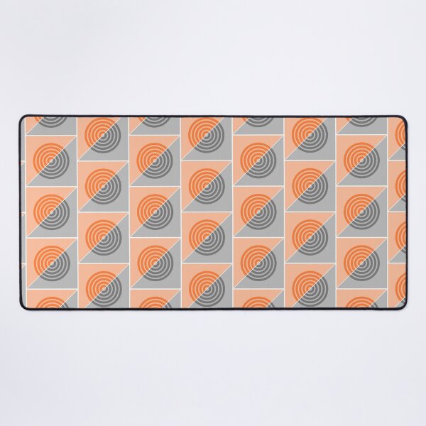 Item preview, Tangerine gray circles designed and sold by Ninaeva.