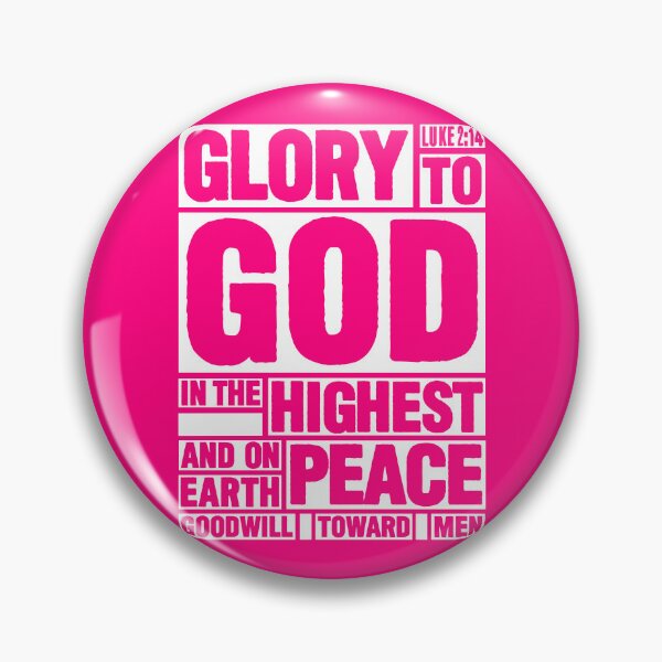 Item preview, Luke 2:14 Glory to God in the Highest designed and sold by plushism.