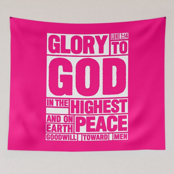 Item preview, Luke 2:14 Glory to God in the Highest designed and sold by plushism.