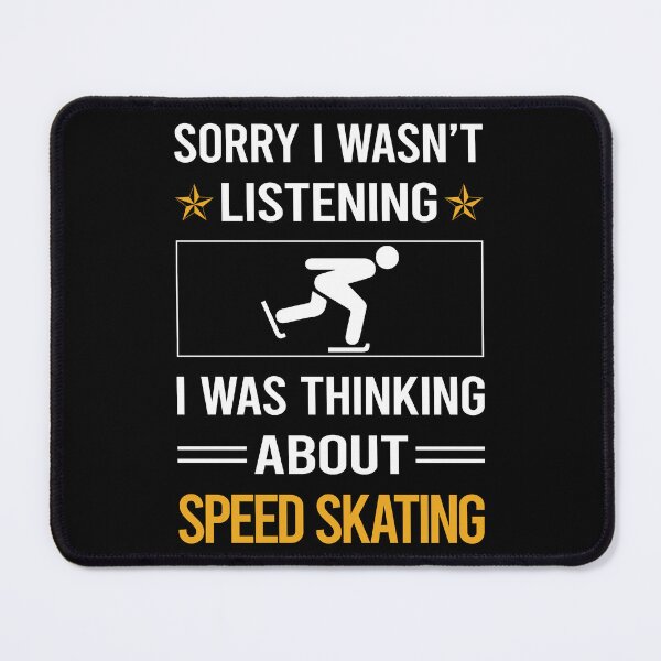 Item preview, Funny Listening Speed Skating Skate Skater designed and sold by RandalDavis.