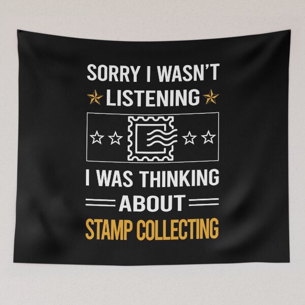 Item preview, Funny Listening Stamp Collecting Stamps Philately Philatelist designed and sold by RandalDavis.