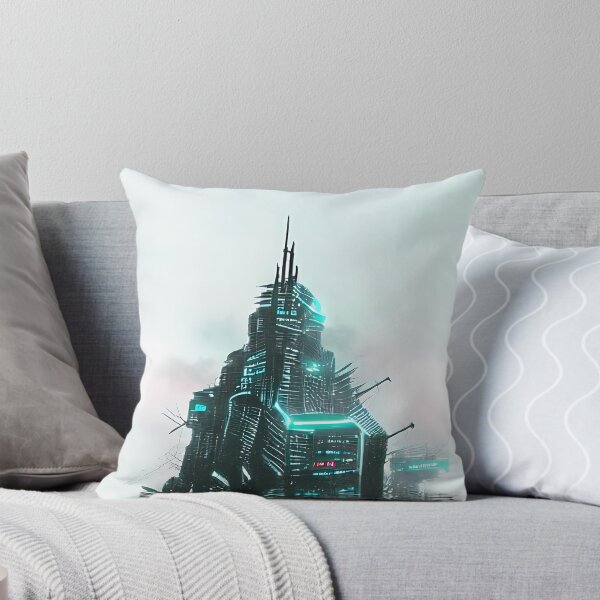Item preview, Abstract Dystopian Architecture in Cyberpunk Style designed and sold by Arkneer.