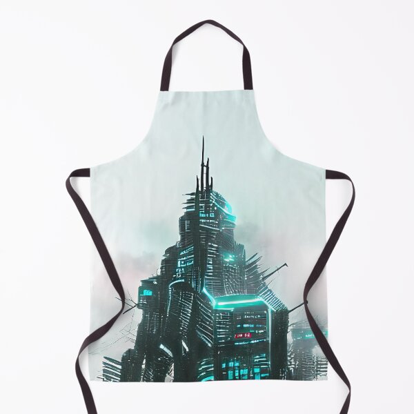 Item preview, Abstract Dystopian Architecture in Cyberpunk Style designed and sold by Arkneer.