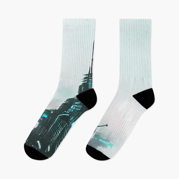Item preview, Abstract Dystopian Architecture in Cyberpunk Style designed and sold by Arkneer.