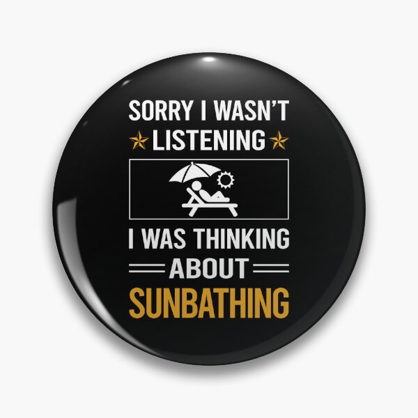 Item preview, Funny Listening Sun Bathing Sunbathing Sunbathe designed and sold by RandalDavis.