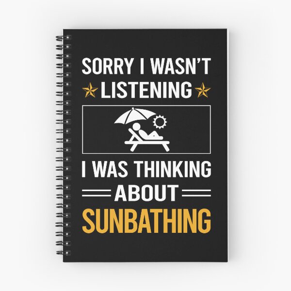 Item preview, Funny Listening Sun Bathing Sunbathing Sunbathe designed and sold by RandalDavis.