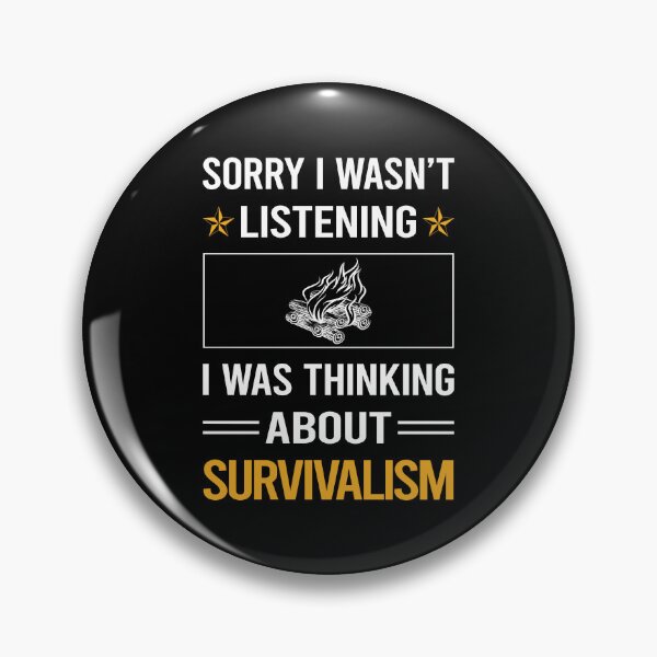 Item preview, Funny Listening Survivalism Prepper Preppers Survival designed and sold by RandalDavis.