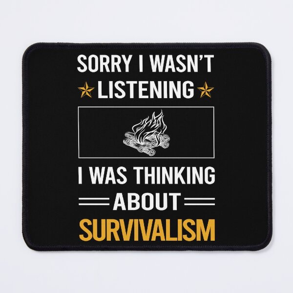 Item preview, Funny Listening Survivalism Prepper Preppers Survival designed and sold by RandalDavis.