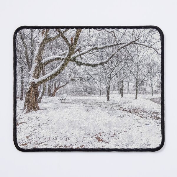 Item preview, Snow Storm At The Park Painterly designed and sold by mljdwhite.