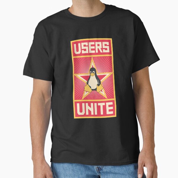 Artikel-Vorschau von Linux-Benutzer vereinigt euch, designt und verkauft von code-x-tees.