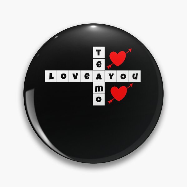 Item preview, i love you in spanish Te amo crossword shirt designed and sold by aksanchen.