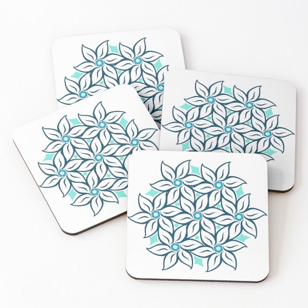Item preview, Summer splash flowers and diamonds pattern designed and sold by MarvelousMau.