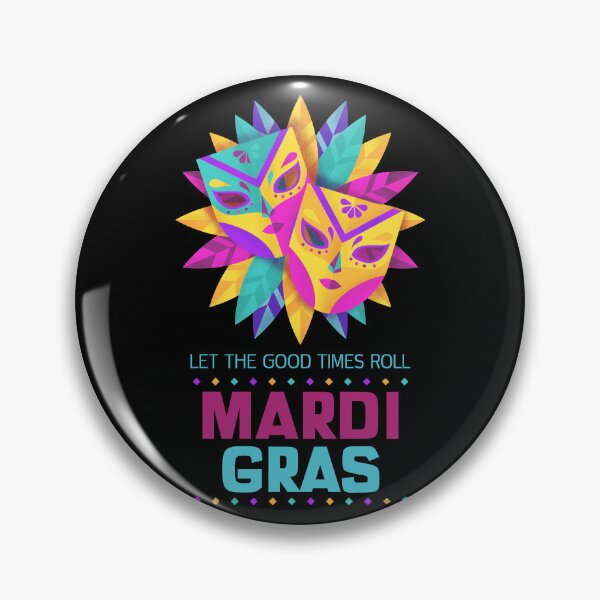 Item preview, Mardi gras quote, Let the good times roll - Colorful Mardi Gras  designed and sold by NobelFashion.