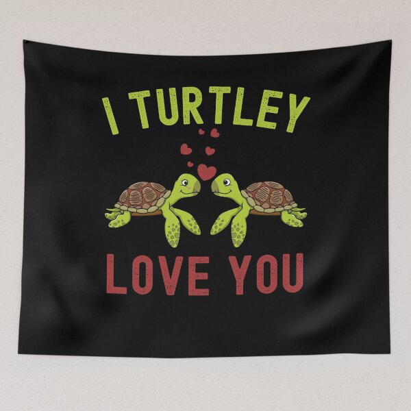 Item preview, I Turtley Love You Funny Cute Valentines Turtle Lover designed and sold by Kaladzishop.
