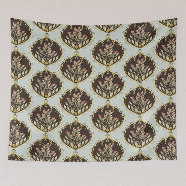 Item preview, Green Victorian Flowers designed and sold by Almanzart.