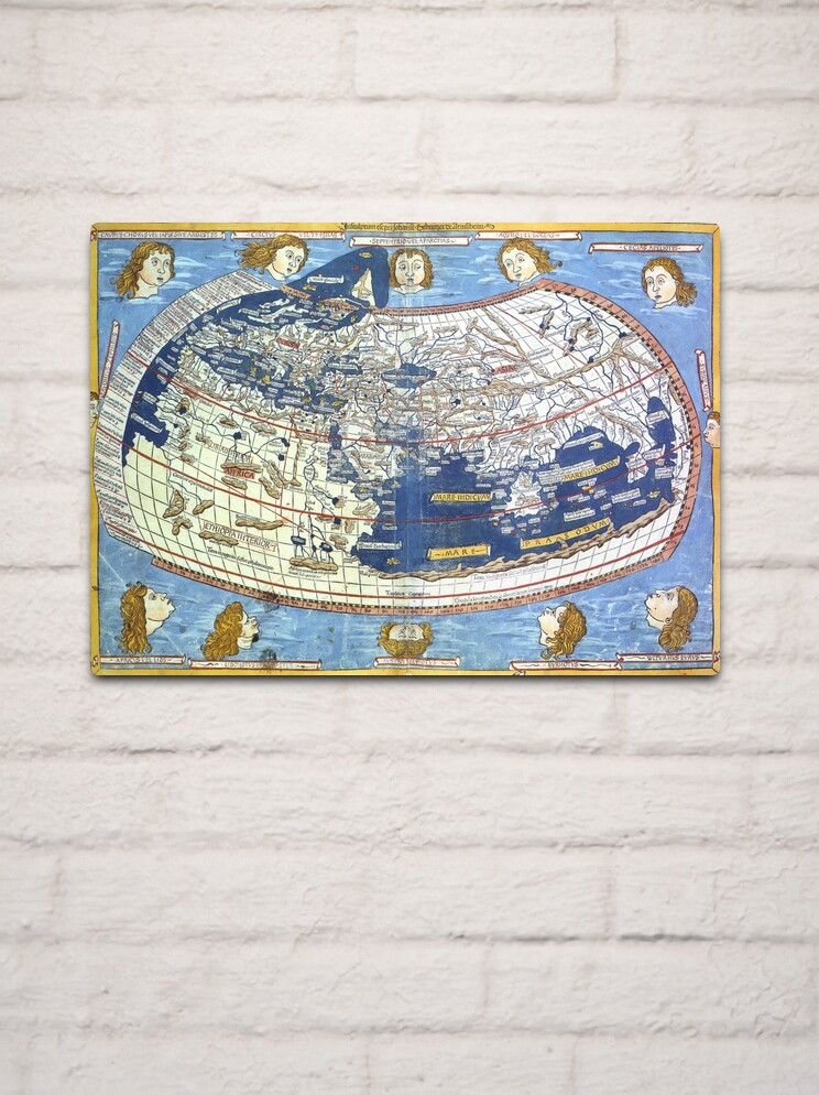 Mapa do Mundo com Base em Ptolemeu - 1467