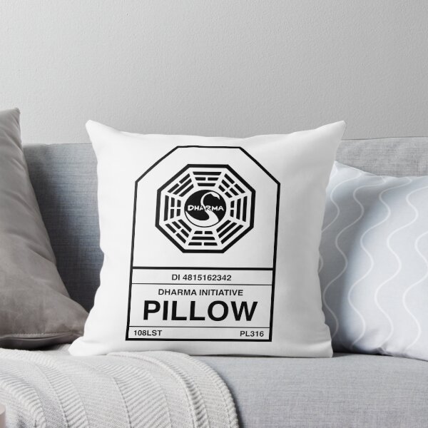 Item preview, Dharma Initiative Pillow designed and sold by Beanafred.