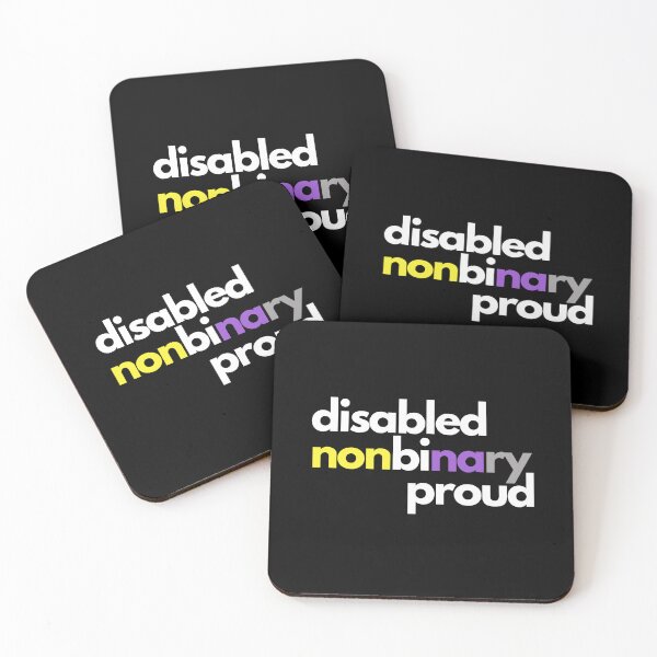Item preview, Disabled nonbinary proud designed and sold by DisabiliTees.
