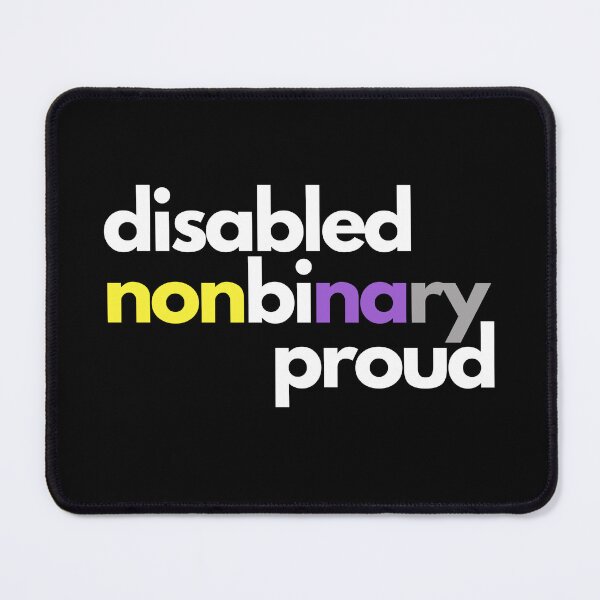Item preview, Disabled nonbinary proud designed and sold by DisabiliTees.