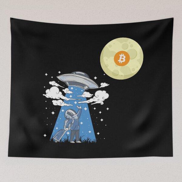 Item preview, Bitcoin To The Moon - Cryptocurrency Astronaut  designed and sold by nft-millionaire.