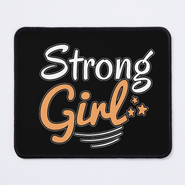 Item preview, Strong Girl - Girls power motivational saying graphic designed and sold by cruzzcreation.