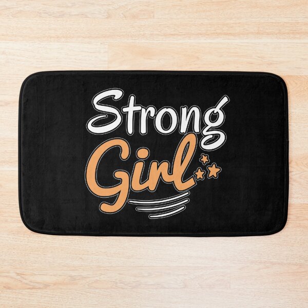 Item preview, Strong Girl - Girls power motivational saying graphic designed and sold by cruzzcreation.